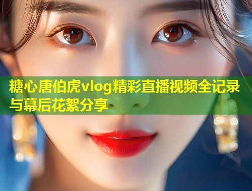 糖心唐伯虎vlog精彩直播视频全记录与幕后花絮分享  第1张