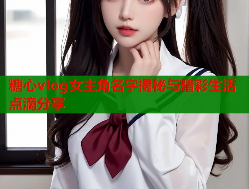 糖心vlog女主角名字揭秘与精彩生活点滴分享  第1张